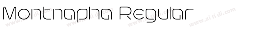 Montnapha Regular字体转换